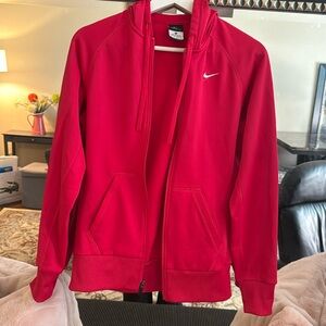 Nike  women red  hoodie